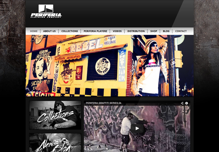 Periferia Clothing Company - Diseño y desarrollo web con WordPress